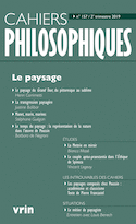 Cahiers philosophiques, no 157